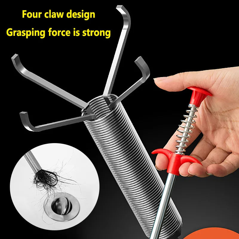 Spring Pipe Clog Remover