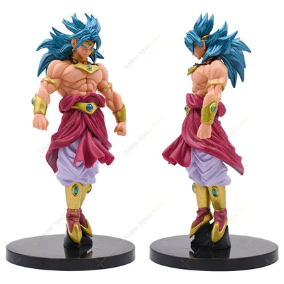 Broli Super Saiyan Standing Posture Blue Hair Collection Action Model