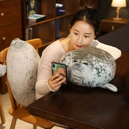 Soft Seal Plush Pillow 40cm