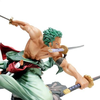 Roronoa Zoro Three-blade Sa-maximum Manga Anime Statue Action Figure