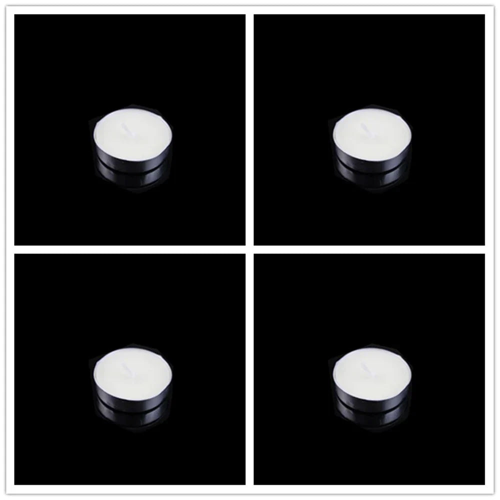 Handmade Soy Tea Light Candles 4-Pack for Romantic Dinner