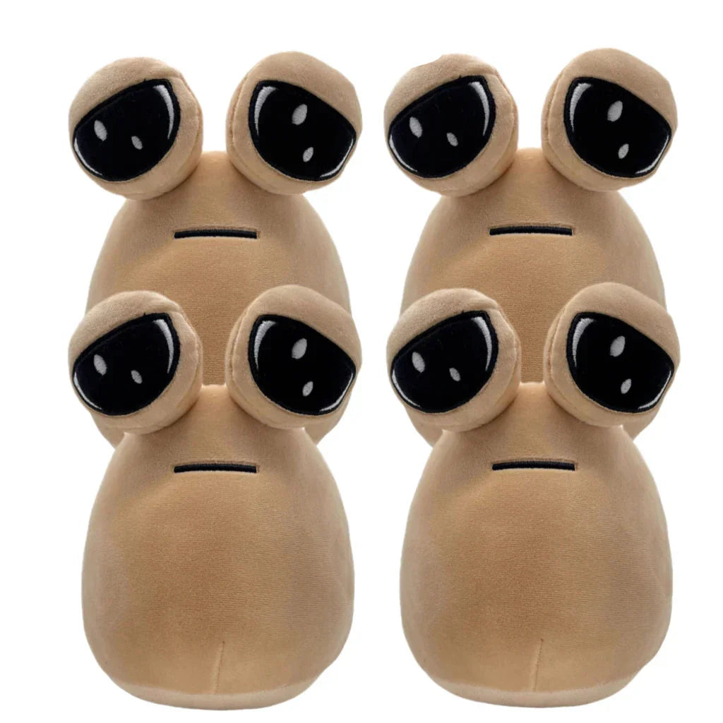 Kawaii Pou Plush Toy 22cm Cute Alien Pet Soft Stuffed Doll for Kids