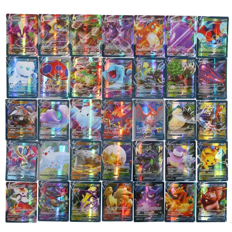 60/100Pcs Pokemon Cards