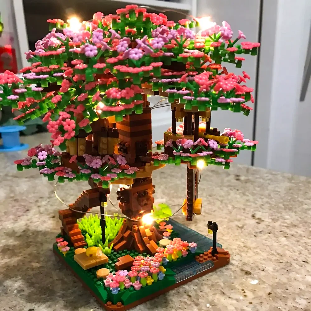 Mini Sakura Tree Building Blocks