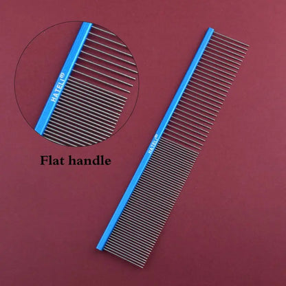 Light Aluminum Pet Comb Professional Dog Grooming Tool 5 Colors
