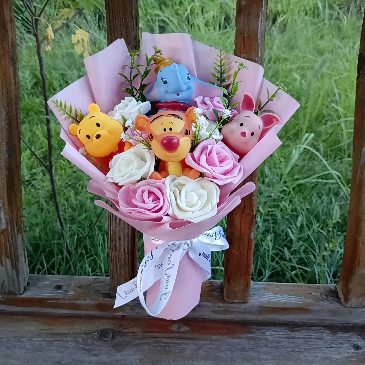 Plush Cartoon Bouquet Soft Doll for Gifts