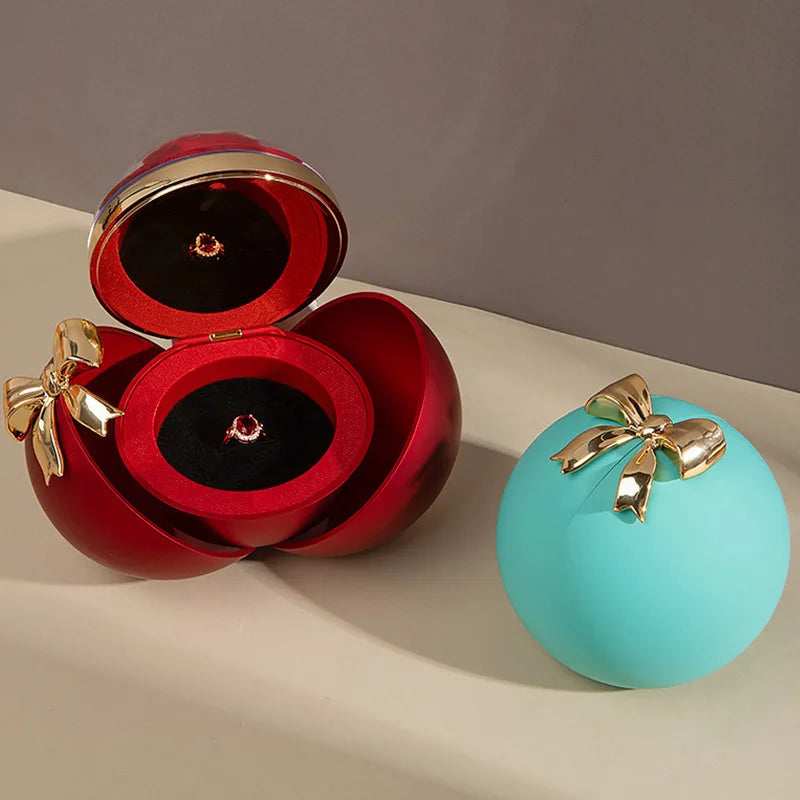 Round Eternal Rose Gift Box for Necklace, Ring, and Jewelry