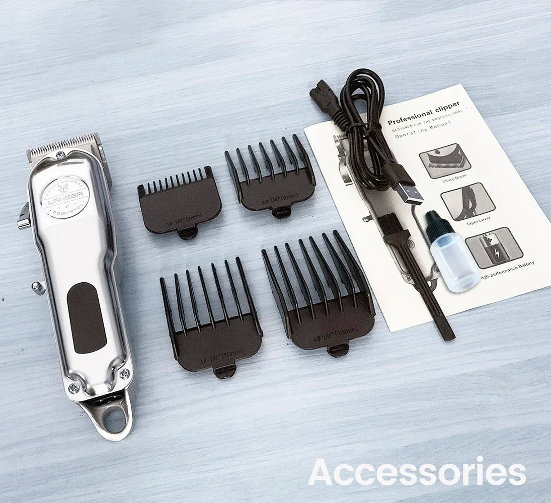 Rechargeable All-Metal Dog Hair Clipper