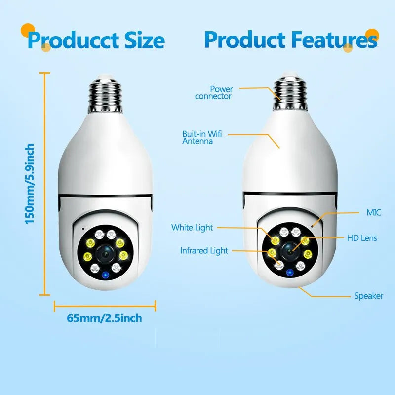 Light Bulb Wifi Camera