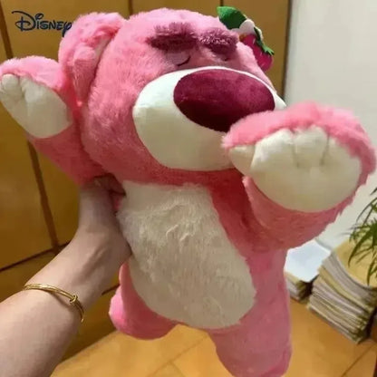 Lotso Plush Bear - Soft Strawberry Plush Pillow for Kids and Collectors
