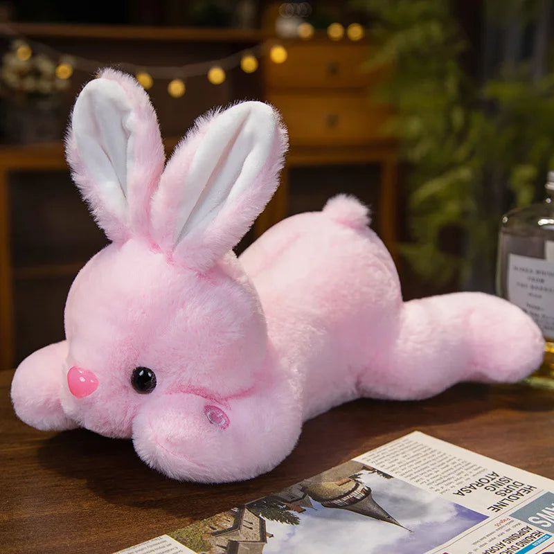 Cartoon Rabbit Plush Toy Soft Stuffed Doll Pillow for Kids and Home Decor