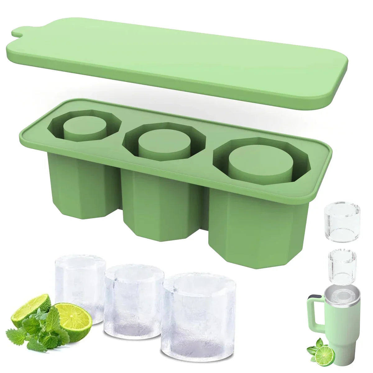 Stanley Cup Silicone Ice Mold With Lid