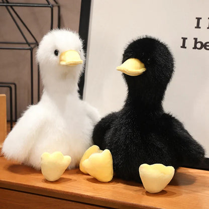 Kawaii Long-Haired Duck Plush Toy - Soft, Adorable Sleep Companion