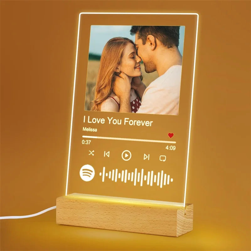 Custom Acrylic Music Photo Plaque
