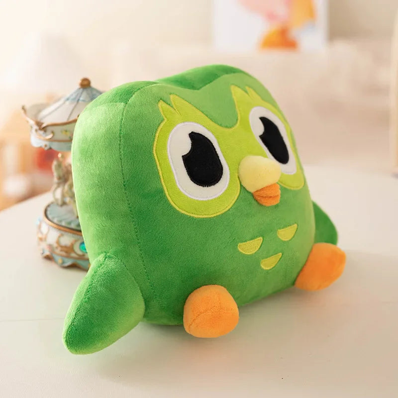 Charming Green Owl Plush Toy