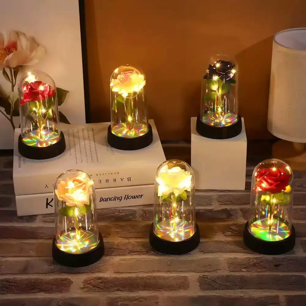 LED Artificial Rose Flowers for Home and Party Decoration