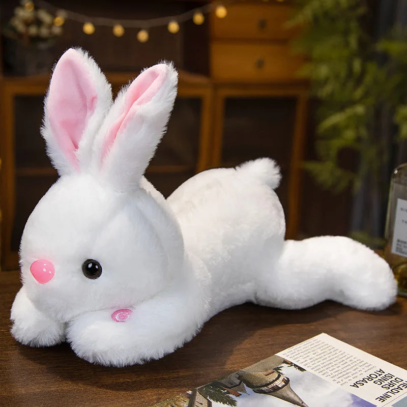 Cartoon Rabbit Plush Toy Soft Stuffed Doll Pillow for Kids and Home Decor