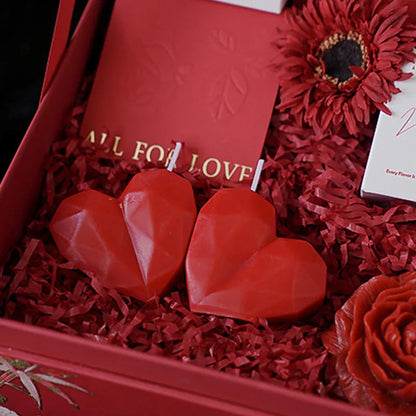 Heart-Shaped Scented Candle for Romantic Gifts