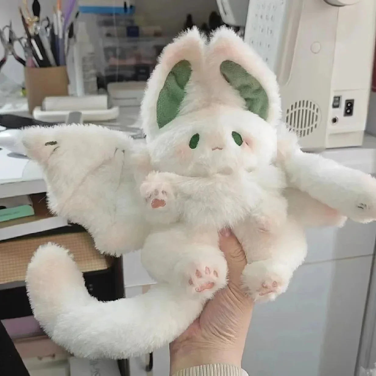 Kawaii Flying Rabbit Plush Toy - Adorable Stuffed Animal for Kids & Decor