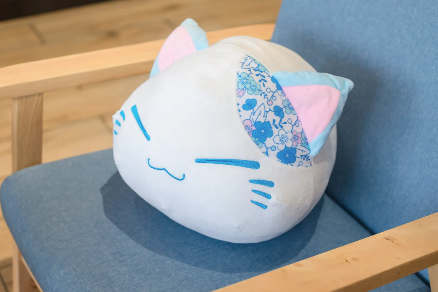 Cute Floral Cat Plush Toy 30cm Soft Stuffed Doll