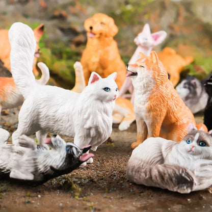 Montessori Miniature Lion Shark Horse Dinosaur Animals Model Set Action Figures