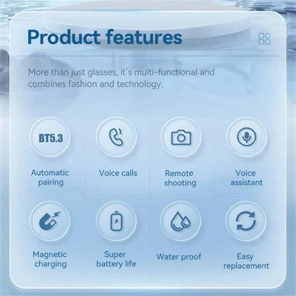 Bluetooth Smart Glasses - Wireless Sunglasses