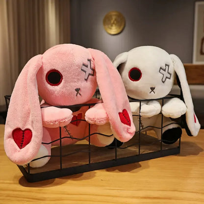 Creepy Goth Bunny Plushie