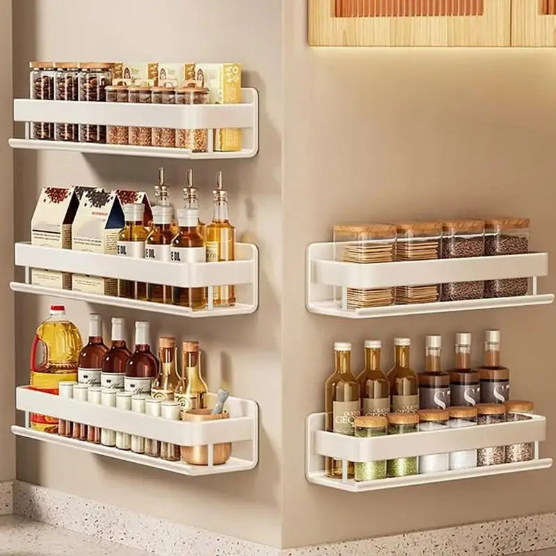 Aluminum Wall-Mounted Spices Rack