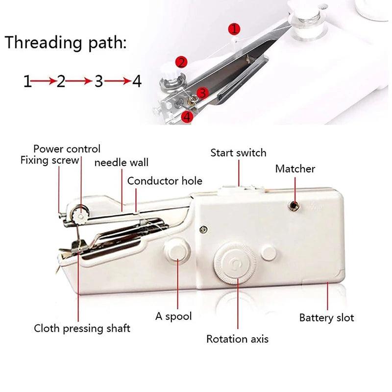 Mini Portable Handheld Sewing Machine