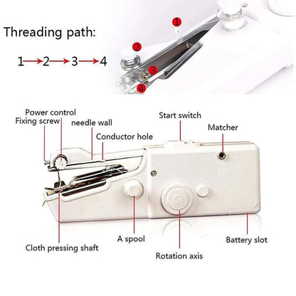 Mini Portable Handheld Sewing Machine