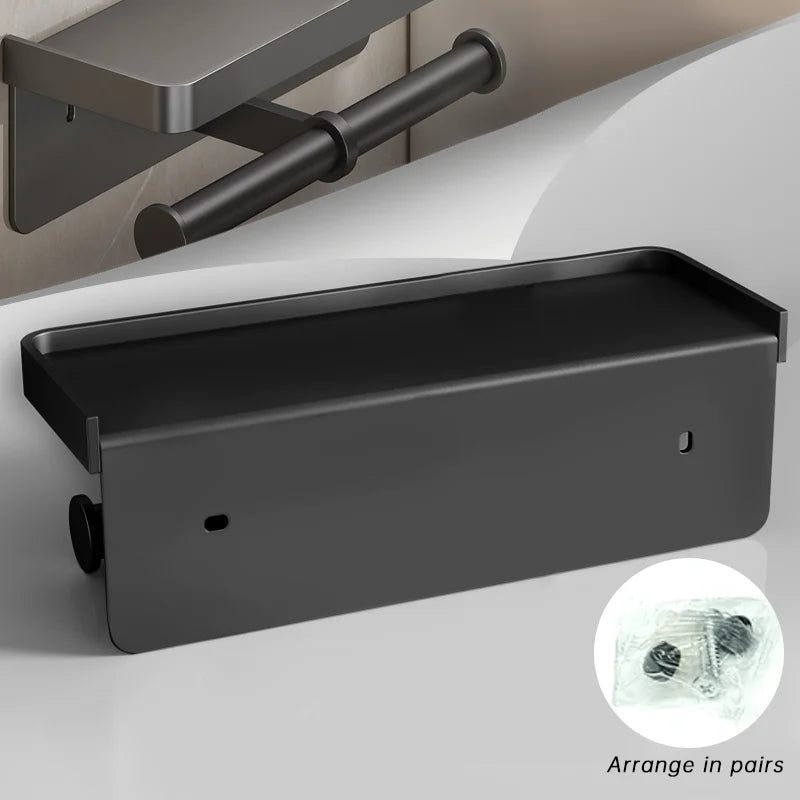 Wall-Mounted Aluminum Alloy Tissue Holder