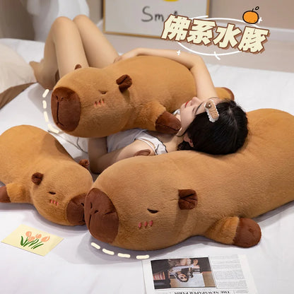 Kawaii Giant Capybara Plush Doll - Cozy Home Decor & Cute Companion
