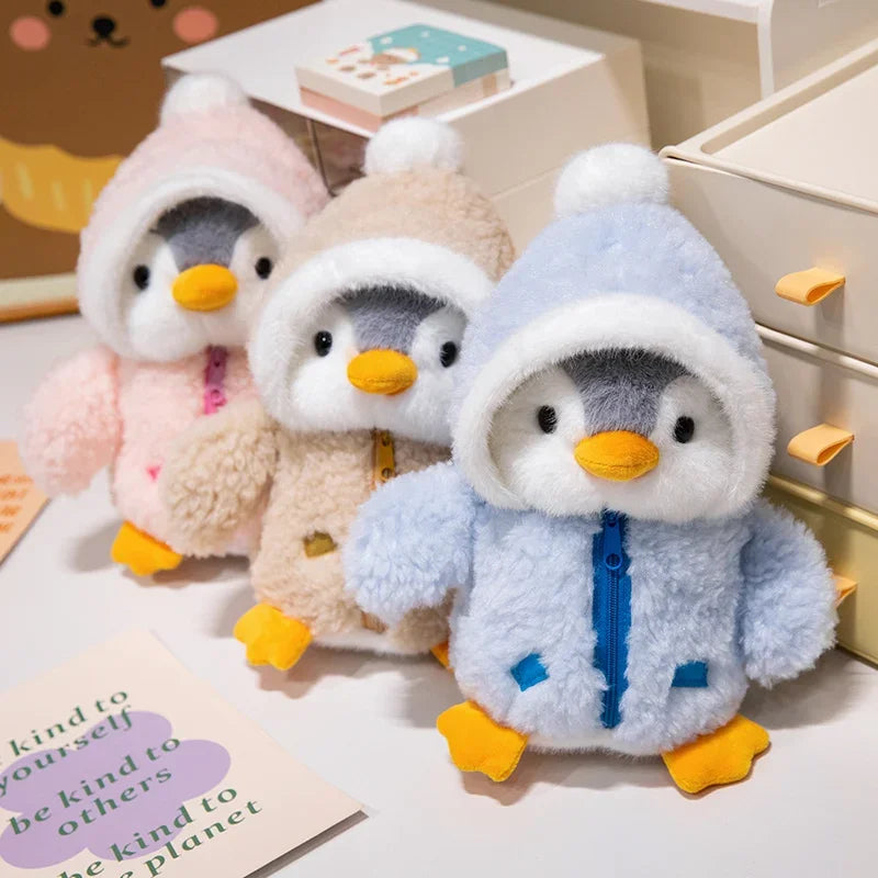 Cute Fluffy Penguin Plush Toy - Adorable Sleep Companion & Gift