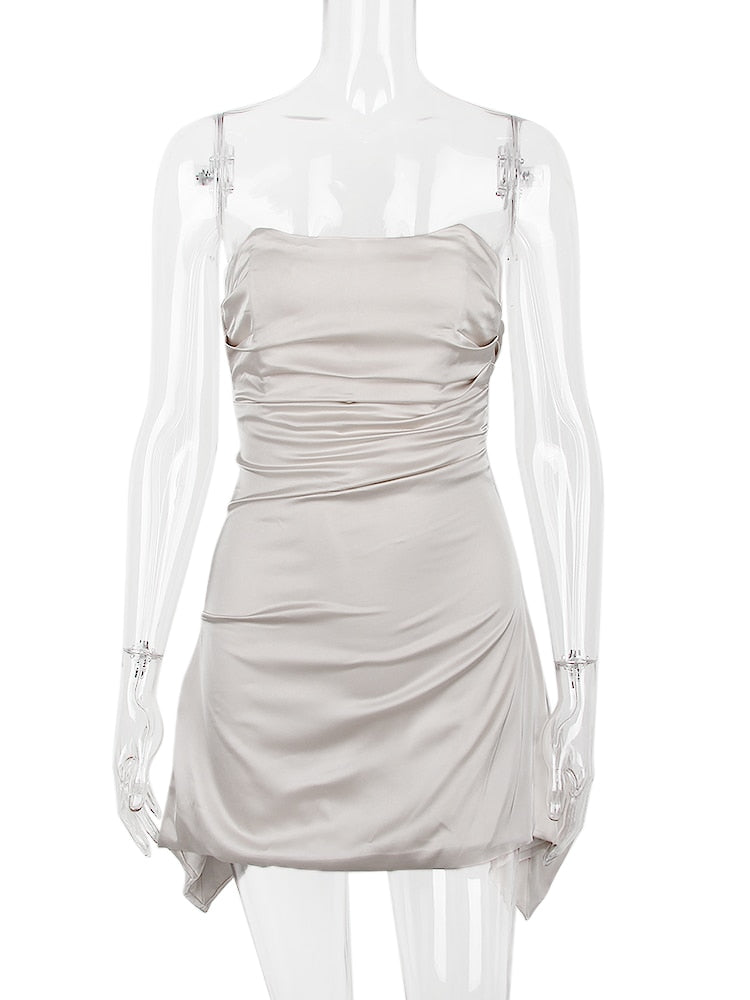 Satin Tube Dress