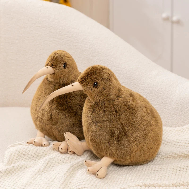 Kiwi Bird Plush Toy Soft Stuffed Animal Pillow for Home Decor