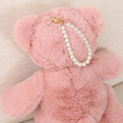 Kawaii Teddy Bear Plush Toy with Bow 25/35cm Soft Stuffed Animal for Gift