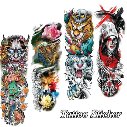 Full Arm Temporary Tattoos