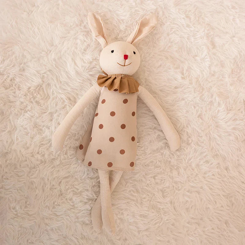 Handmade Bunny Plush in Cloth Dress