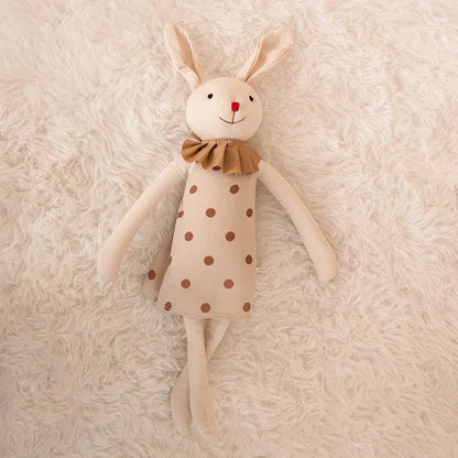 Handmade Bunny Plush in Cloth Dress