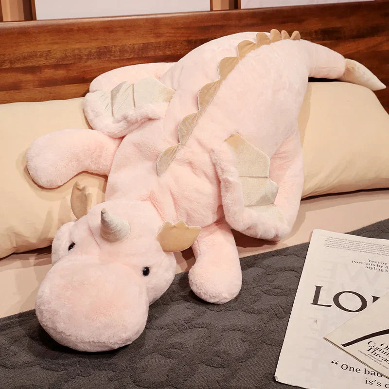 Giant Plush Unicorn Dinosaur Hug Pillow Soft Stuffed Toy