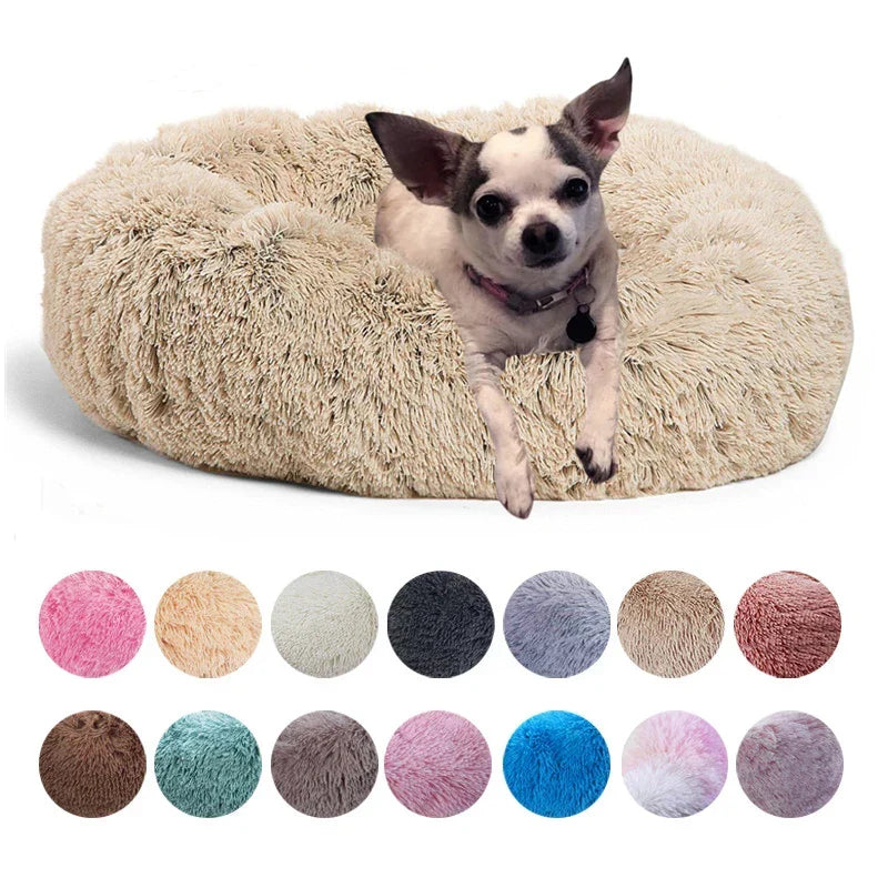 Super Soft Long Plush Dog Bed