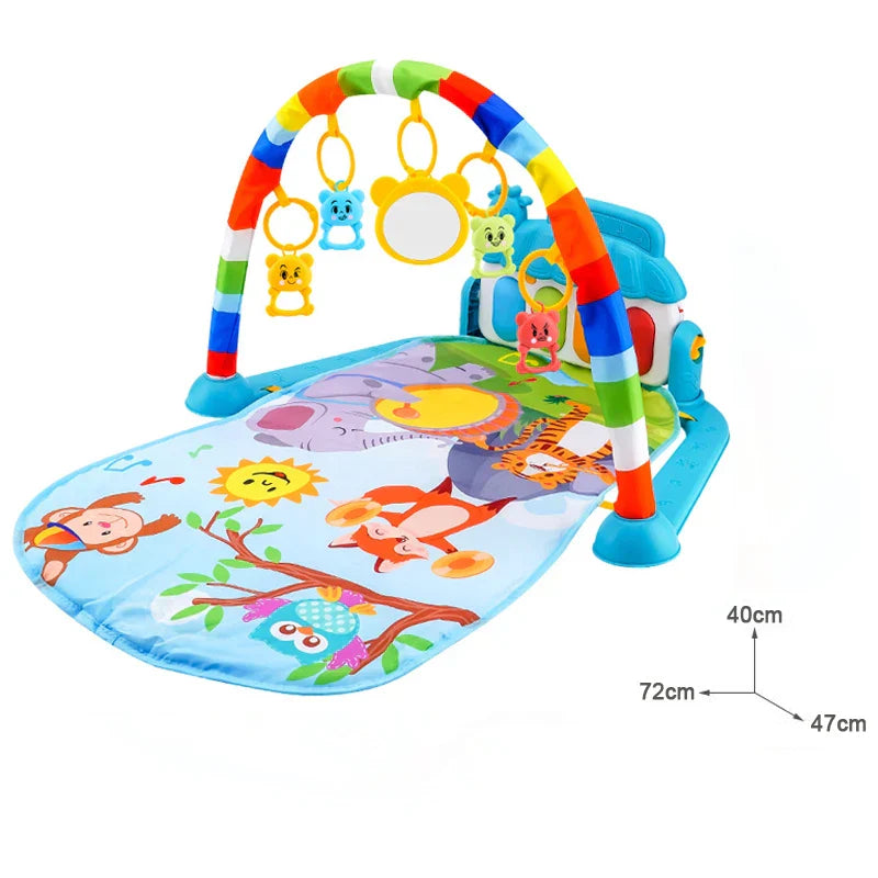 Baby Activity Gym Music Rack Play Mat Kid Rug