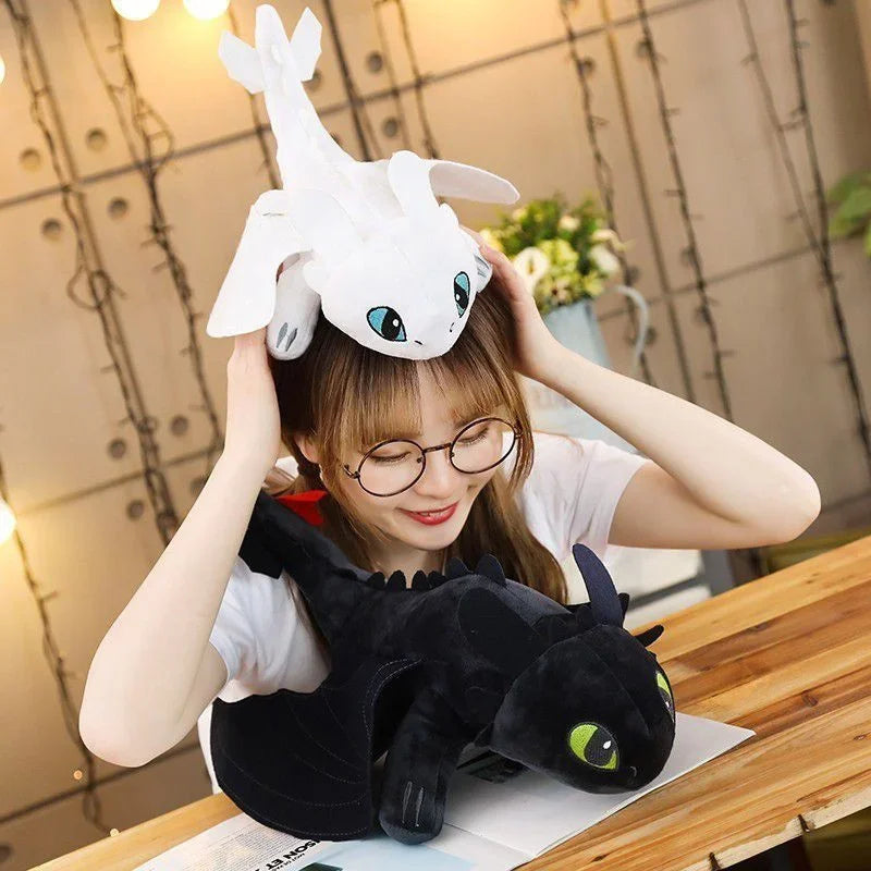Kawaii 35cm Plush Dragon Toy - Adorable Stuffed Dinosaur for Kids' Gifts