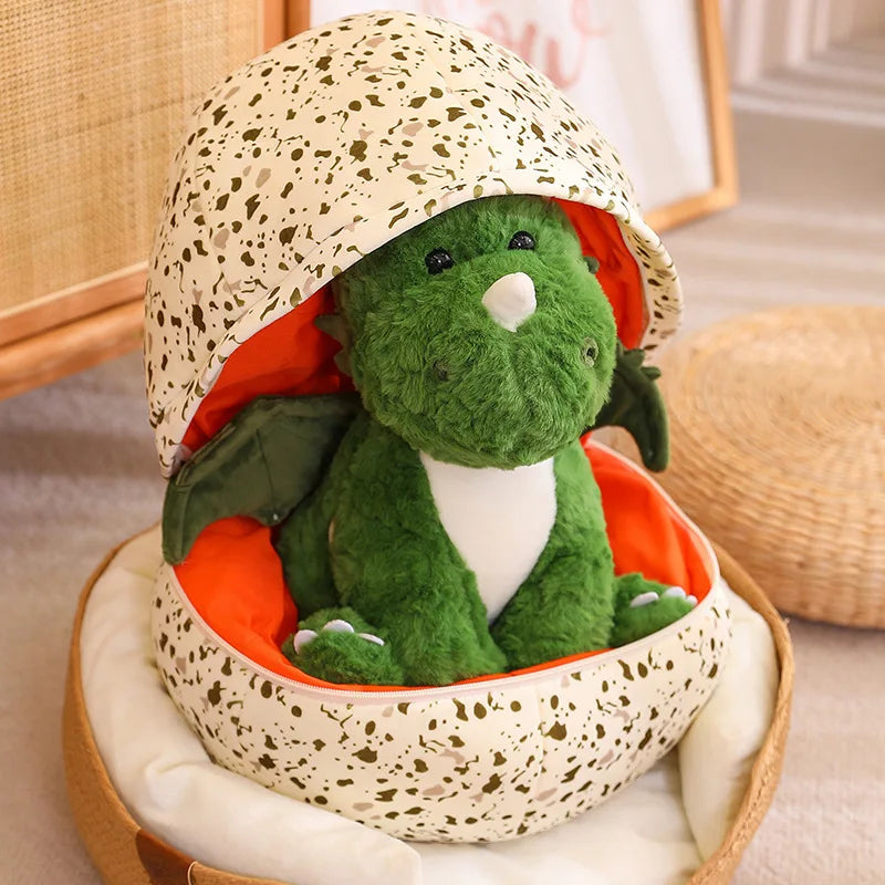 Dinosaur Egg Plush: Transforming Dino Toys for Kids' Comfort & Fun