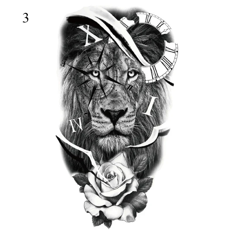 Full Arm Temporary Tattoos