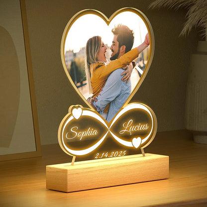 Personalized Photo Frame Night Light
