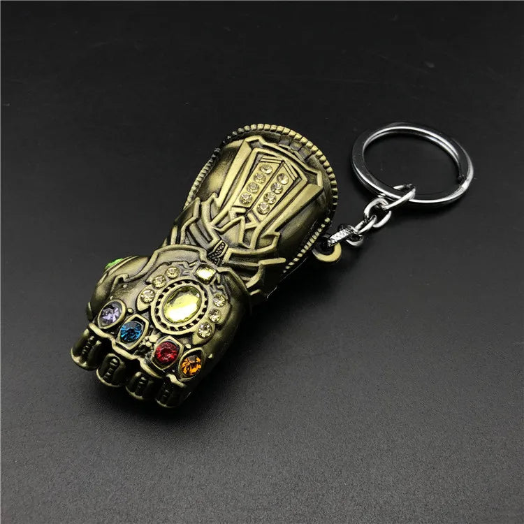Legends The Avengers Peripherals Thanos Infinity Gauntlet Alloy Car Keychain