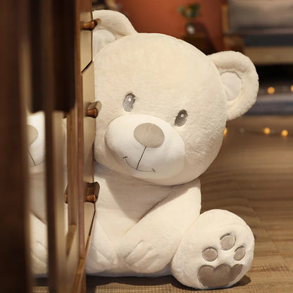 Classic White Teddy Bear Plush Toy 25cm