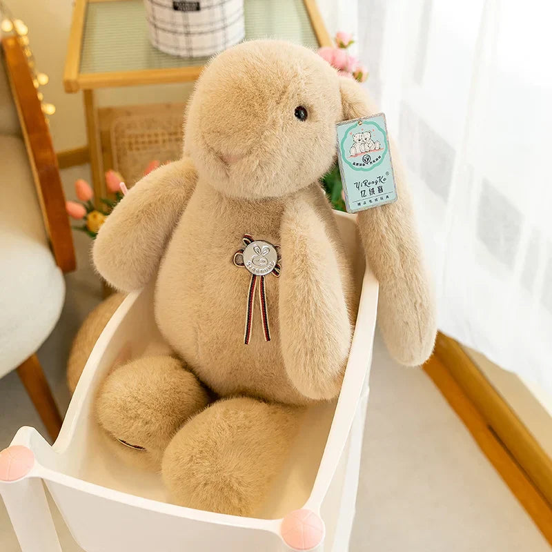70cm Large Long Ear Rabbit Plush Toy Soft Bunny Stuffed Animal Pillow for Kids