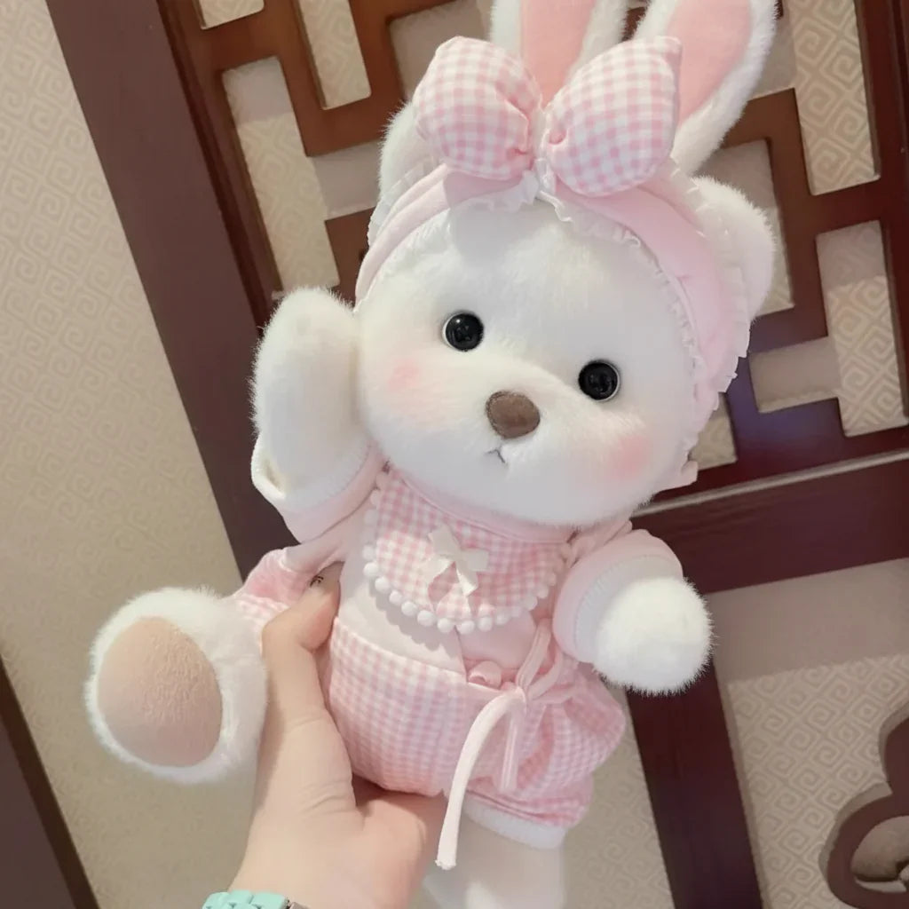 Handmade Teddy Bear Plush Doll with Outfit 30cm